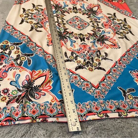 Studio One Colorful Bright Pattern Shift Dress Womens 2XL Like New - Picture 9 of 9